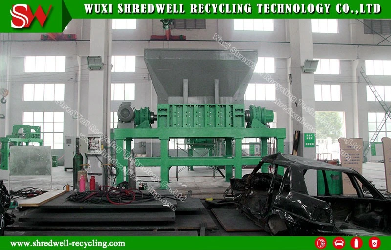 Double Shaft Crusher for Recycling Scrap/Waste Passenger Tire