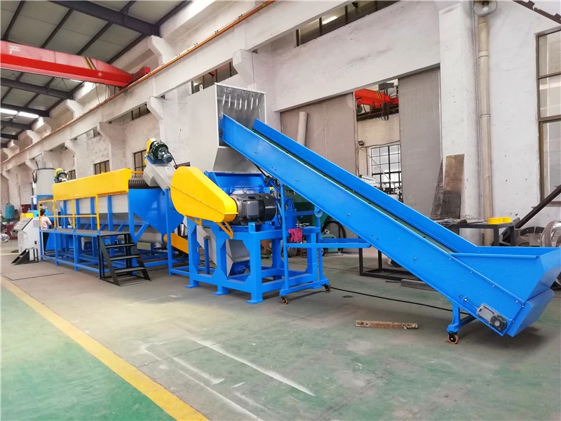 Zhangjiagang Plastic Factory for India Metal Detector Film Bottles Crushing Drying Squeezing Machine PP PE Pet 440V Recycling Plastic Washing Machine