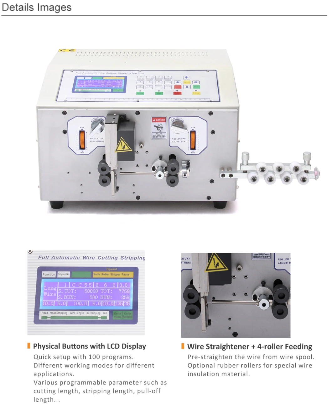 Eastontech Ew-02A Cable Wire Harness Automatic Computer Wire Stripping Peeling Cutting Machine Cable Stripper Machine